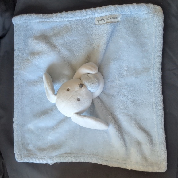 Blankets & Beyond Other - Blankets & Beyond Soft Face Bunny Rabbit Plush Lovey Soother Security Blanket